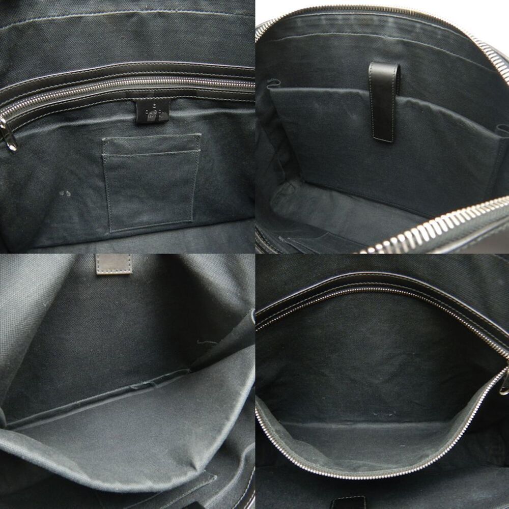 GUCCI Authentic Black Canvas Bag - Picture 9 of 10